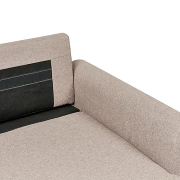 3-sits soffa Nassjo Vänstervänd - Ljusbrun - Möbler - Soffa - Bäddsoffa - Bäddsoffa längsbäddad