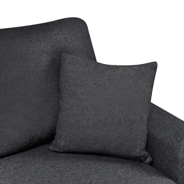 3-sits soffa Nassjo Vänstervänd - Svart - Möbler - Soffa - Bäddsoffa - Bäddsoffa längsbäddad