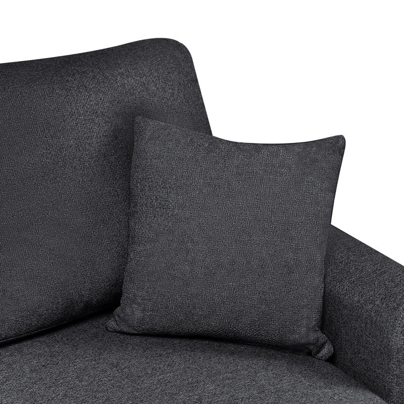 3-sits soffa Nassjo Vänstervänd - Svart - Möbler - Soffa - Bäddsoffa - Bäddsoffa längsbäddad