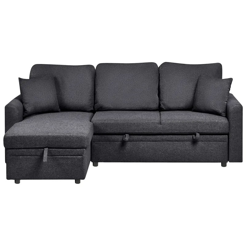 3-sits soffa Nassjo Vänstervänd, Svart