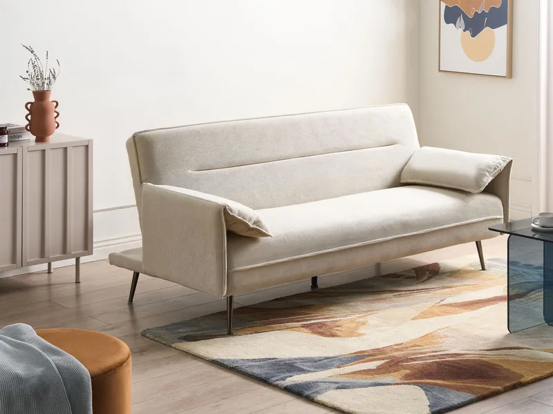 3-sits soffa Vayla - Off-White - Möbler - Soffa - Bäddsoffa - 3 sits bäddsoffa