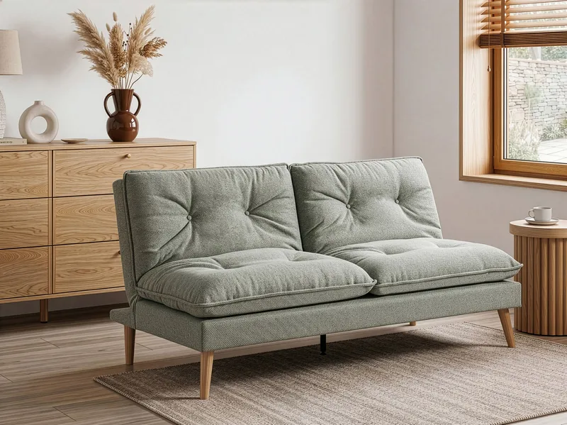 3-sits soffa Yila - Grön - Möbler - Soffa - Bäddsoffa - 3 sits bäddsoffa