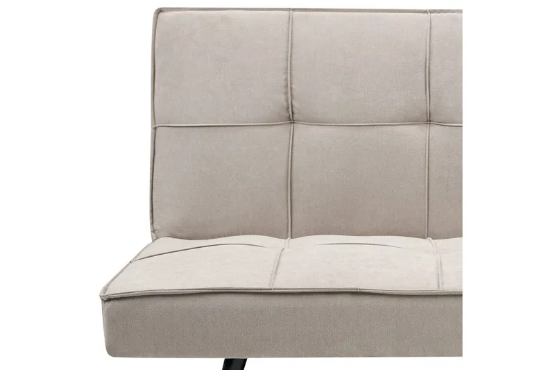 3-sitssoffa Hasle Beige, svart - Beige, svart - Möbler - Soffa - Bäddsoffa - 3 sits bäddsoffa