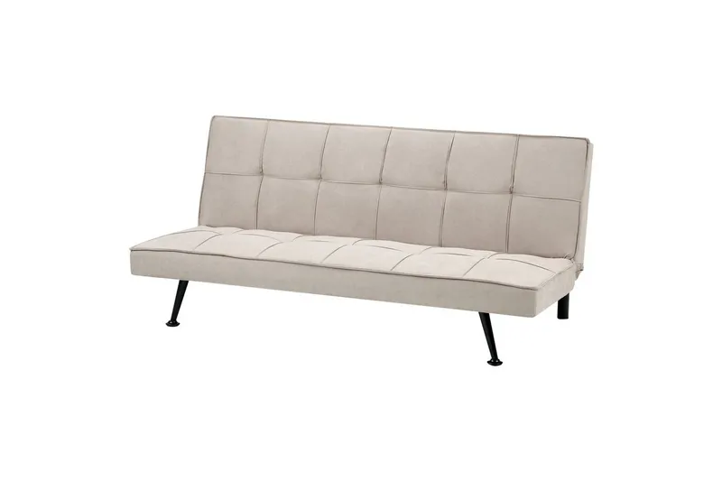 3-sitssoffa Hasle Beige, svart - Beige, svart - Möbler - Soffa - Bäddsoffa - 3 sits bäddsoffa