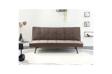 3-sitssoffa Hasle Brun, Svart - Brun, Svart - Möbler - Soffa - Bäddsoffa - 3 sits bäddsoffa