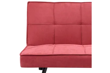 3-sitssoffa Hasle Röd, Svart - Rosa - Möbler - Soffa - Bäddsoffa - 3 sits bäddsoffa