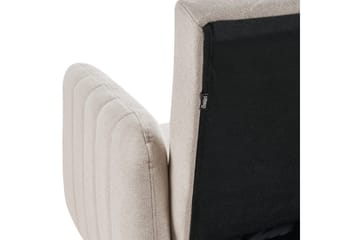 3-sitssoffa Senja Beige, mörkt trä, guld - Beige, mörkt trä, guld - Möbler - Soffa - Bäddsoffa - 3 sits bäddsoffa