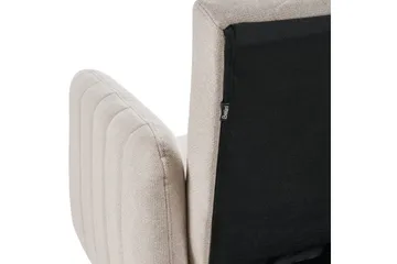 3-sitssoffa Senja Beige, mörkt trä, guld - Beige, mörkt trä, guld - Möbler - Soffa - Bäddsoffa - 3 sits bäddsoffa