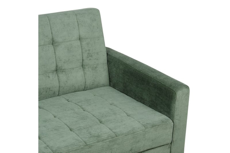 3-sitssoffa Vehkoo Grönt, ljust trä - Grönt, ljust trä - Möbler - Soffa - Bäddsoffa - 3 sits bäddsoffa