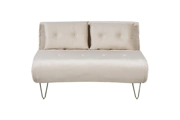 3-sitssoffa Vestfold Beige, guld - Beige, guld - Möbler - Soffa - Bäddsoffa - 3 sits bäddsoffa