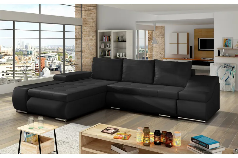 Amieva Bäddsoffa, Svart