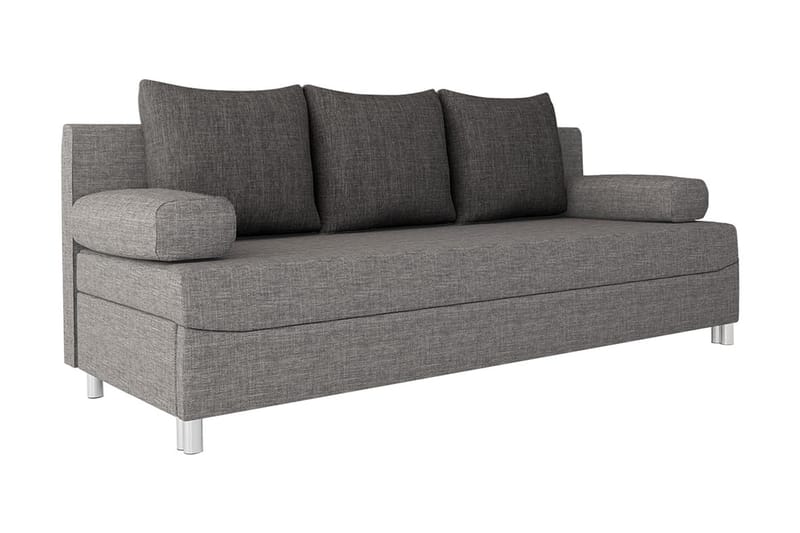 Bäddsoffa Rejmyre 192x80x80 cm - Grå - 4 sits bäddsoffa