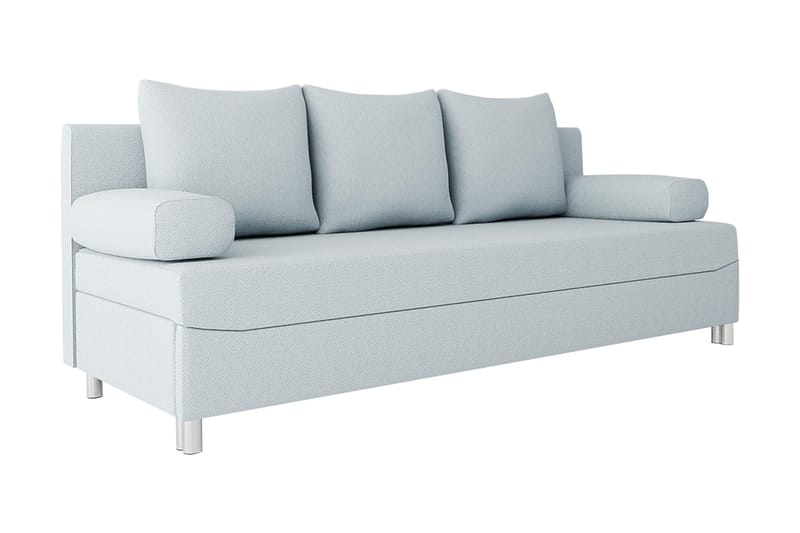 Bäddsoffa Rejmyre 192x80x80 cm - Ljusblå - Möbler - Soffa - Bäddsoffa - 4 sits bäddsoffa