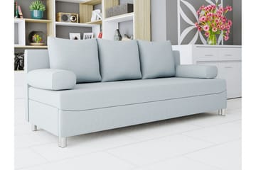 Bäddsoffa Rejmyre 192x80x80 cm - Ljusblå - Möbler - Soffa - Bäddsoffa - 4 sits bäddsoffa