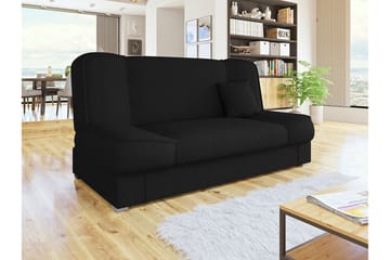 Gabi Soffa 175x80x80 cm - Svart - Möbler - Soffa - Bäddsoffa - 4 sits bäddsoffa