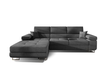 Klinka Bäddsoffa med Divan Vänster - Grå - Möbler - Soffa - Bäddsoffa - Bäddsoffa divan