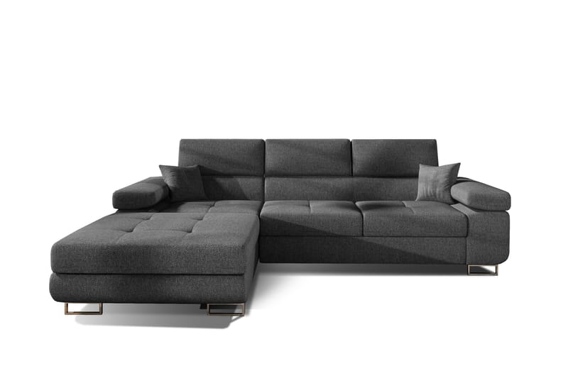 Klinka Bäddsoffa med Divan Vänster - Grå - Möbler - Soffa - Bäddsoffa - Bäddsoffa divan