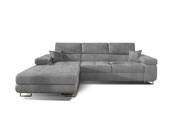 Klinka Bäddsoffa med Divan Vänster - Grå - Möbler - Soffa - Bäddsoffa - Bäddsoffa divan
