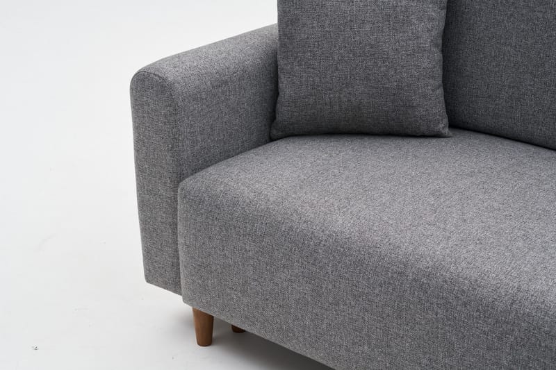 4-sits Bäddsoffa med Divan Alfie 4-sits - Grå - Möbler - Soffa - Bäddsoffa - Bäddsoffa divan