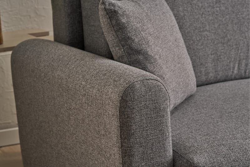 4-sits Bäddsoffa med Divan Alfie 4-sits - Grå - Möbler - Soffa - Bäddsoffa - Bäddsoffa divan