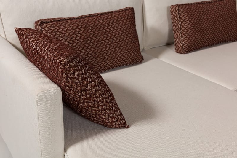 4-sits Bäddsoffa med Divan Matris 4-sits - Beige - Möbler - Soffa - Bäddsoffa - Bäddsoffa divan