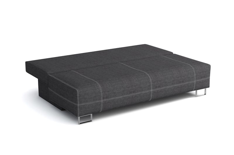 Optima Bäddsoffa 200x90x90 cm - Svart/Grå - Möbler - Soffa - Bäddsoffa - 4 sits bäddsoffa