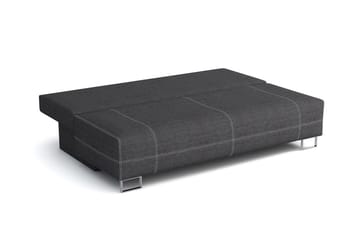 Optima Bäddsoffa 200x90x90 cm - Svart/Grå - Möbler - Soffa - Bäddsoffa - 4 sits bäddsoffa
