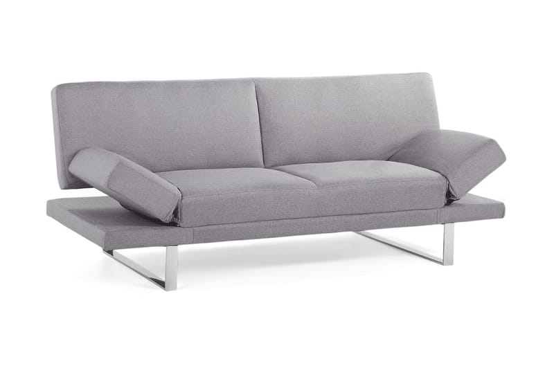 Ramsholt Bäddbar Fällbar Bäddsoffa 105x192 cm i Tyg - Grå - Möbler - Soffa - Bäddsoffa - 4 sits bäddsoffa
