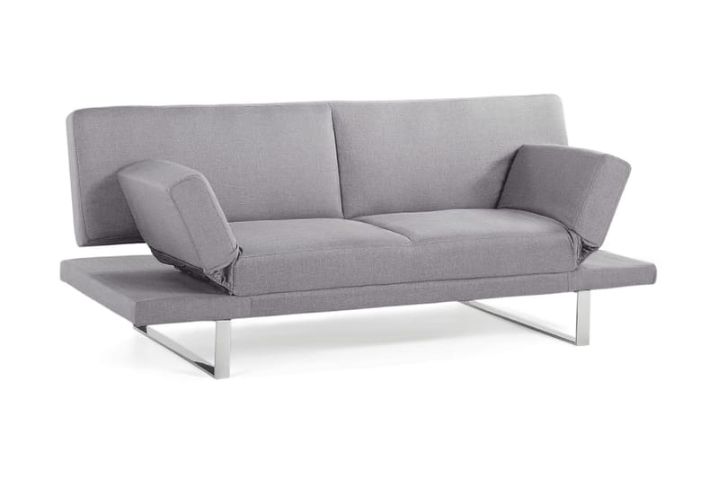 Ramsholt Bäddbar Fällbar Bäddsoffa 105x192 cm i Tyg - Grå - Möbler - Soffa - Bäddsoffa - 4 sits bäddsoffa