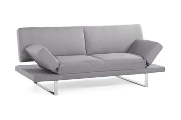 Ramsholt Bäddbar Fällbar Bäddsoffa 105x192 cm i Tyg - Grå - Möbler - Soffa - Bäddsoffa - 4 sits bäddsoffa