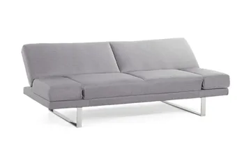 Ramsholt Bäddbar Fällbar Bäddsoffa 105x192 cm i Tyg - Grå - Möbler - Soffa - Bäddsoffa - 4 sits bäddsoffa