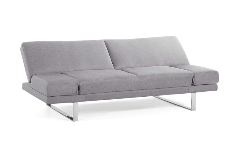 Ramsholt Bäddbar Fällbar Bäddsoffa 105x192 cm i Tyg - Grå - Möbler - Soffa - Bäddsoffa - 4 sits bäddsoffa