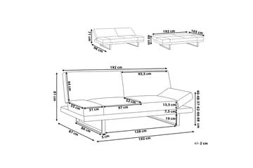 Ramsholt Bäddsoffa - Beige - Möbler - Soffa - Bäddsoffa - 4 sits bäddsoffa