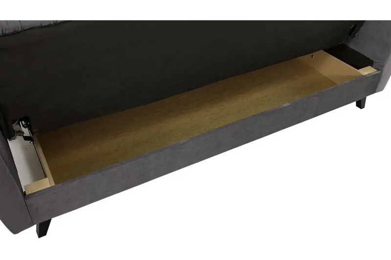 Rigberg Soffa - Grå - Möbler - Soffa - Bäddsoffa - 4 sits bäddsoffa