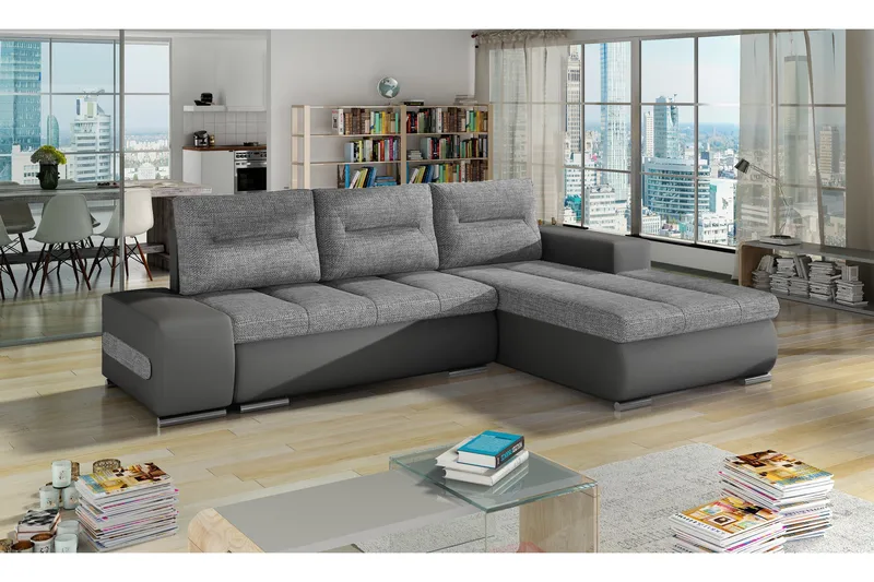 Rodeche Bäddsoffa - Grå - Möbler - Soffa - Bäddsoffa - Bäddsoffa divan