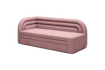 Soffa Eltap Fabillo 223x86x80 cm - Touch 24, Rosa, Vänster - Möbler - Soffa - Bäddsoffa - 4 sits bäddsoffa