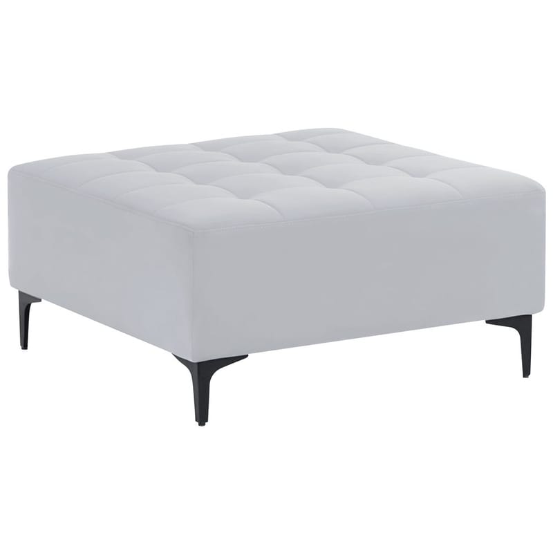 4-sits Modulär soffa Aberdeen - Ljusgrå, svart/Vänstervänd/Sammet - Möbler - Soffa - Modulsoffa - Komplett modulsoffa