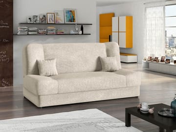 Abron 3-sits Bäddsoffa med förvaring - beige - Möbler - Soffa - Bäddsoffa - 2 sits bäddsoffa