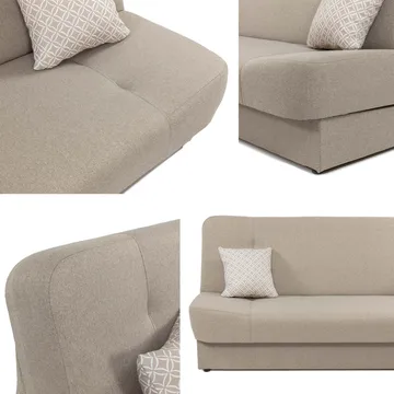 Abron 3-sits Bäddsoffa med förvaring - Möbler - Soffa - Bäddsoffa - Bäddsoffa längsbäddad