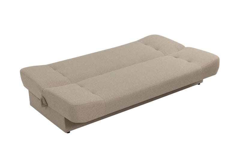 Abron 3-sits Fällbar Bäddsoffa med Förvaring i Sammet - Grön - Möbler - Soffa - Bäddsoffa - 3 sits bäddsoffa