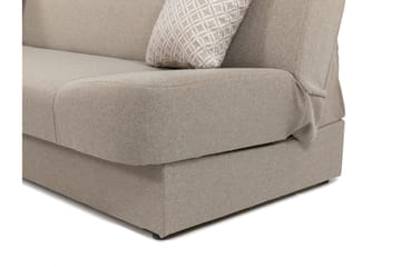 Abron 3-sits Fällbar Bäddsoffa med Förvaring i Sammet - Grön - Möbler - Soffa - Bäddsoffa - 3 sits bäddsoffa
