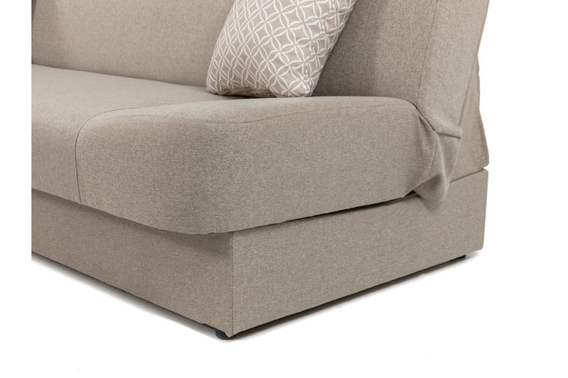 Abron 3-sits Fällbar Bäddsoffa med Förvaring i Sammet - Grön - Möbler - Soffa - Bäddsoffa - 3 sits bäddsoffa