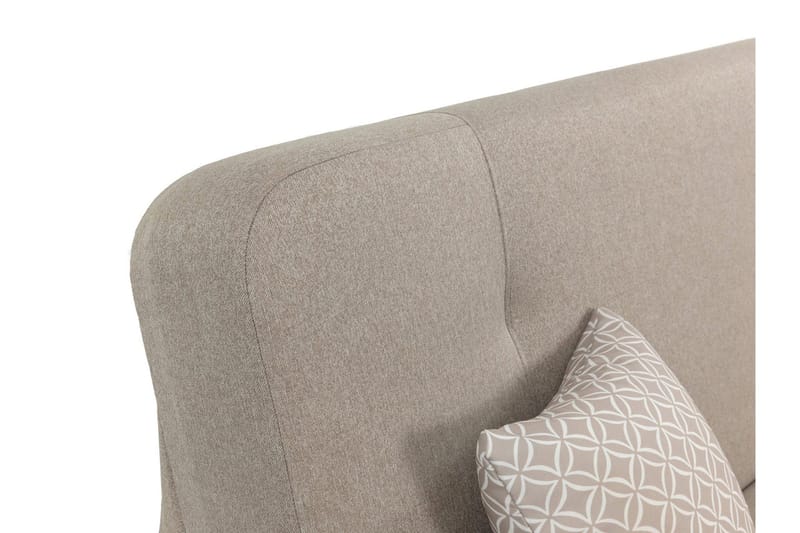 Abron 3-sits Fällbar Bäddsoffa med Förvaring i Sammet - Grön - Möbler - Soffa - Bäddsoffa - 3 sits bäddsoffa