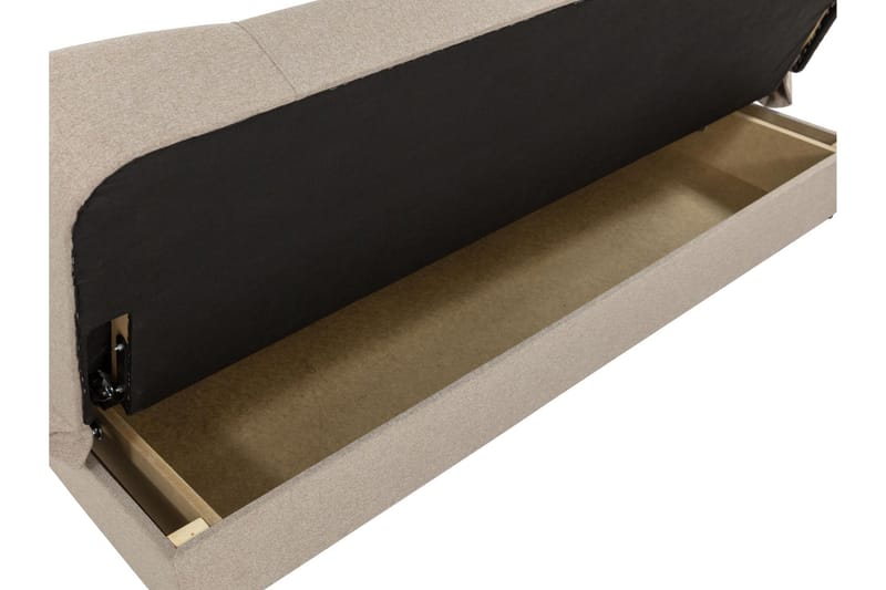Abron 3-sits Fällbar Bäddsoffa med Förvaring i Sammet - Grön - Möbler - Soffa - Bäddsoffa - 3 sits bäddsoffa