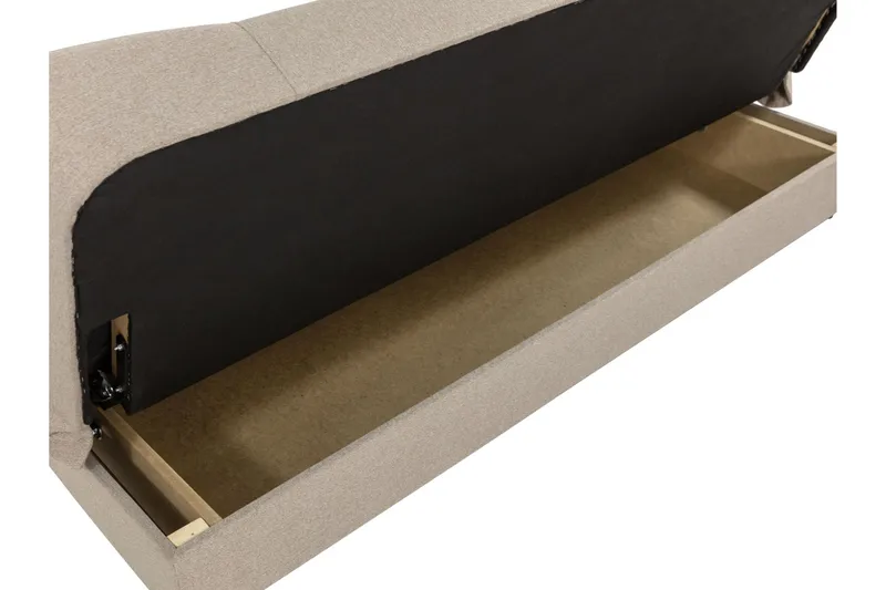 Abron Bäddsoffa 3-sits - Brun - Möbler - Soffa - Bäddsoffa - 3 sits bäddsoffa