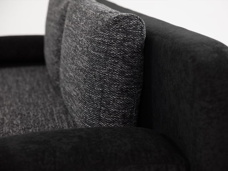 Adelma 2-sits Längsbäddad Bäddsoffa 143x200 cm med Förvaring i Tyg - Beige - Möbler - Soffa - Bäddsoffa - 2 sits bäddsoffa