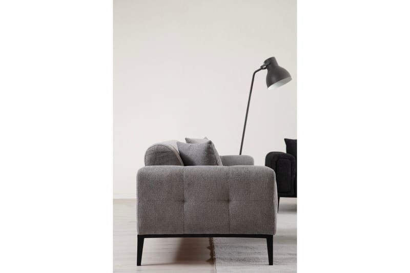 Adelphe Bäddsoffa 4-sits - Ljusgrå - Möbler - Soffa - Bäddsoffa - 4 sits bäddsoffa