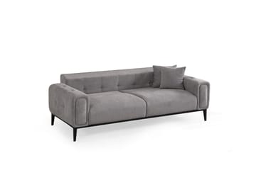 Adelphe Rektangulär Bäddsoffa 88x178 cm i Tyg - Grå - Möbler - Soffa - Bäddsoffa - 4 sits bäddsoffa