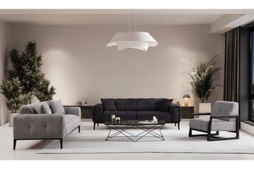 Adelphe Rektangulär Bäddsoffa 88x178 cm i Tyg - Grå - Möbler - Soffa - Bäddsoffa - 4 sits bäddsoffa