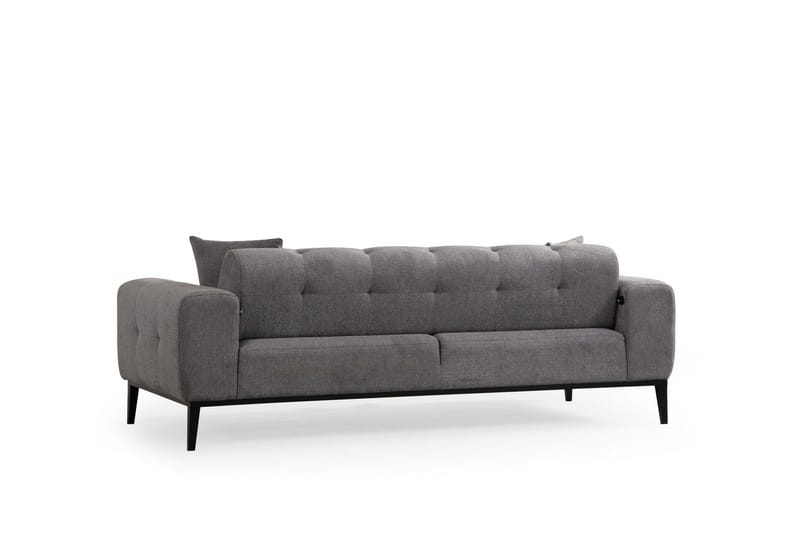 Adelphe Rektangulär Bäddsoffa 88x178 cm i Tyg - Grå - Möbler - Soffa - Bäddsoffa - 4 sits bäddsoffa
